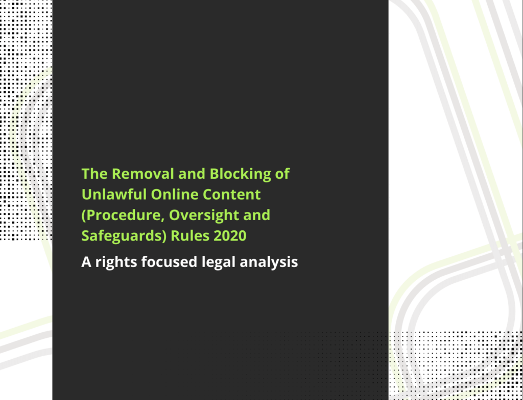 The Removal and Blocking of Unlawful Online Content Rules 2020 - Legal ...